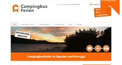 Desktop Screenshot of campingbusferien.de