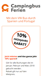 Mobile Screenshot of campingbusferien.de